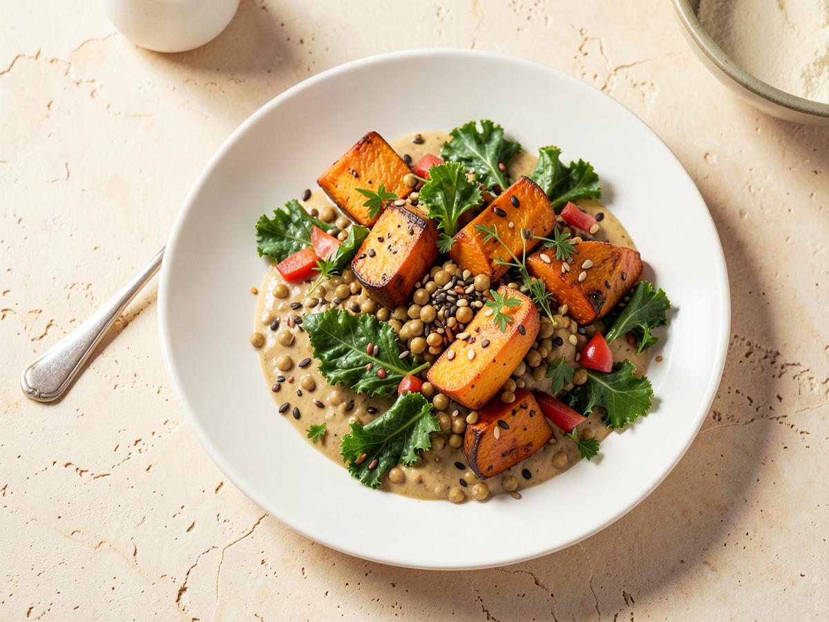 Chickpea Tahini Plate